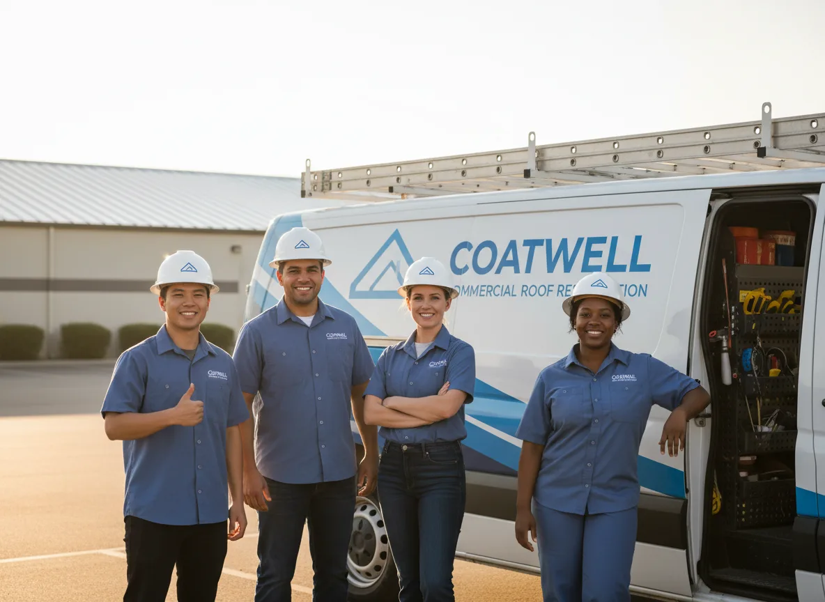 Commercial roof coating company in Farnsworth, TX